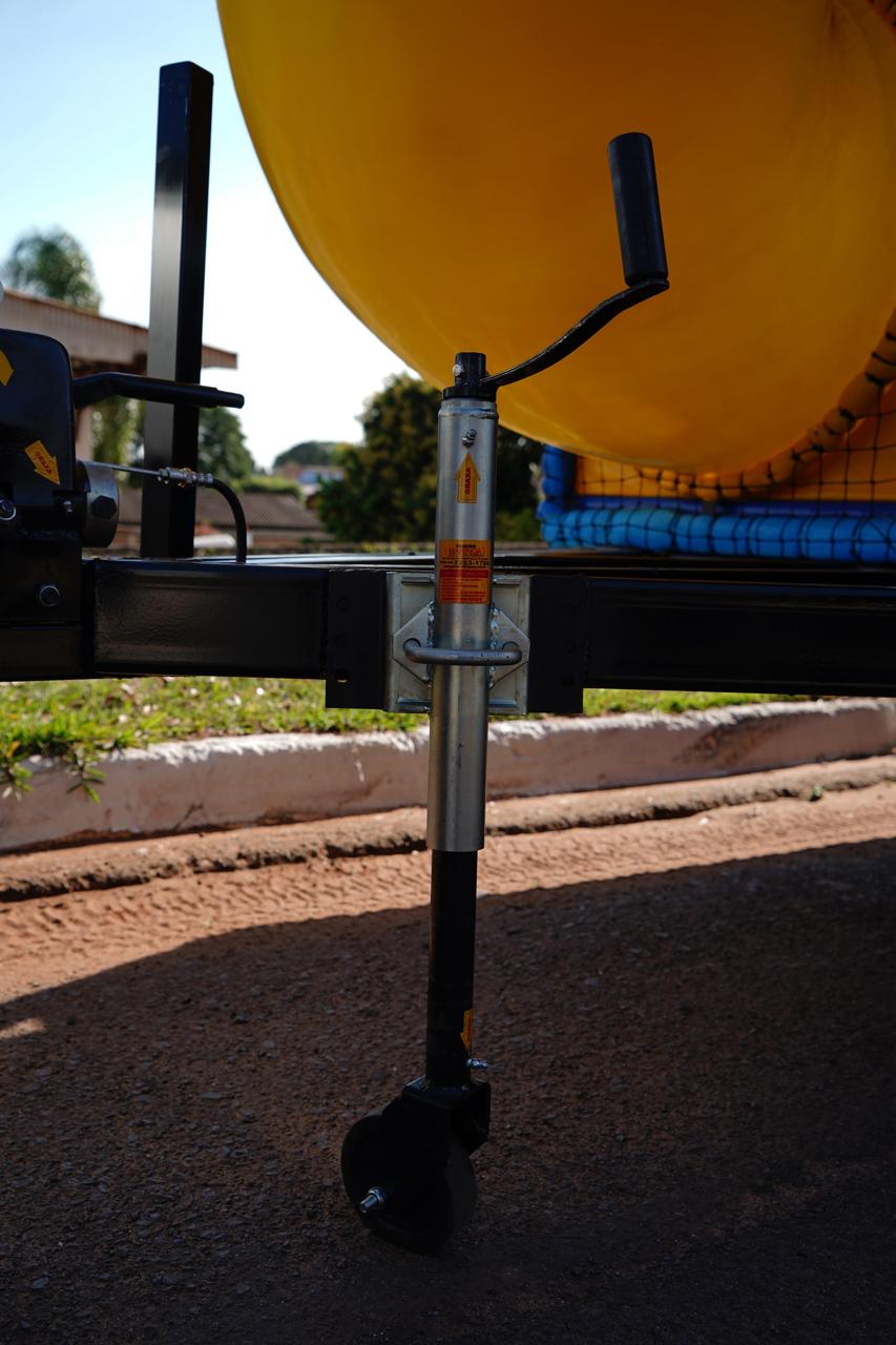 Engate e sistema de apoio do chassi da Carreta Playground Land Toys